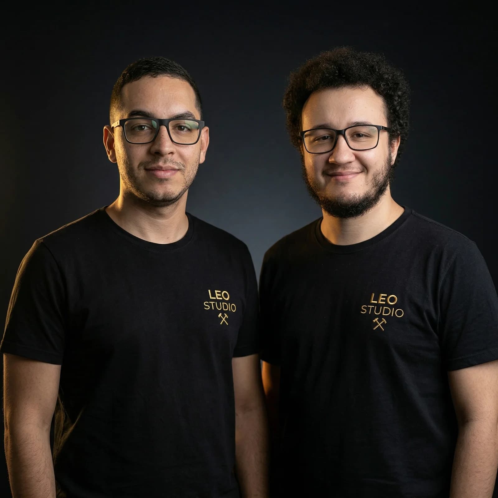 Vitor e Leo, fundadores da Leo Studio