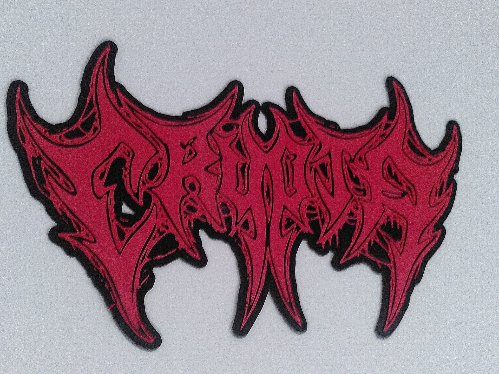 Arte de Parede Logo Death Metal